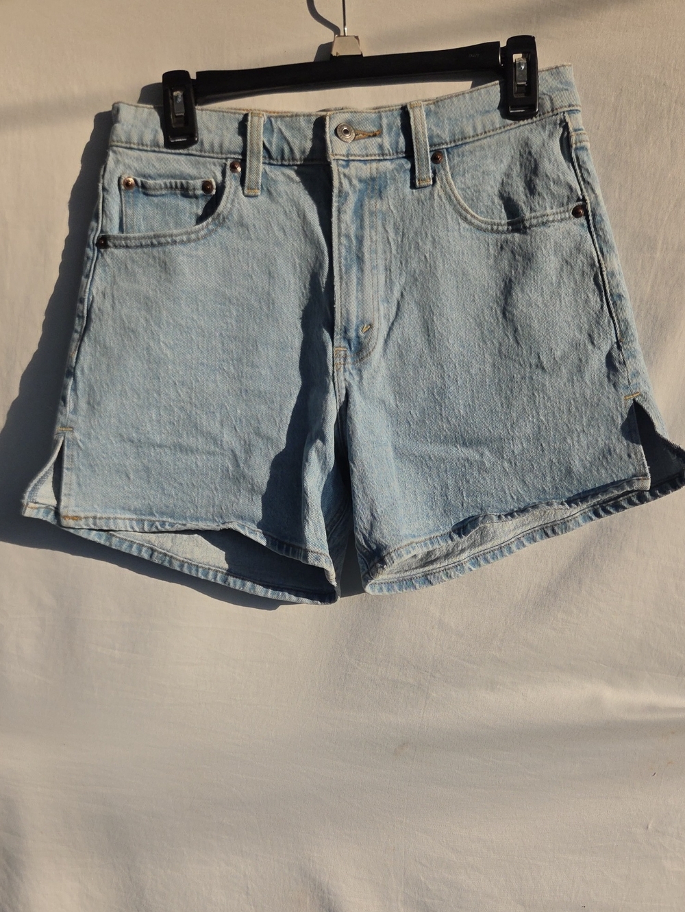 Abercrombie & Fitch Light Blue Denim Shorts Sz 6/28